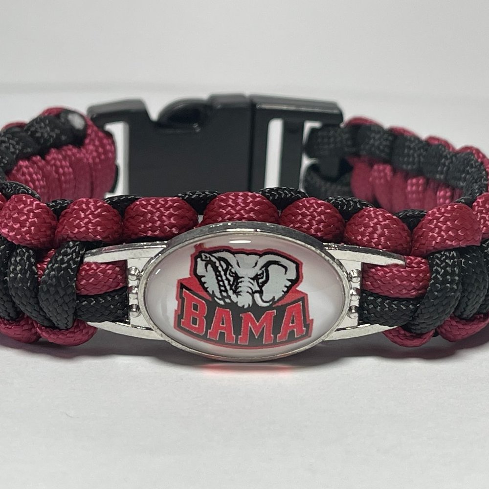 Alabama Crimson Tide "BAMA" NCAA Braided Paracord NEW!!